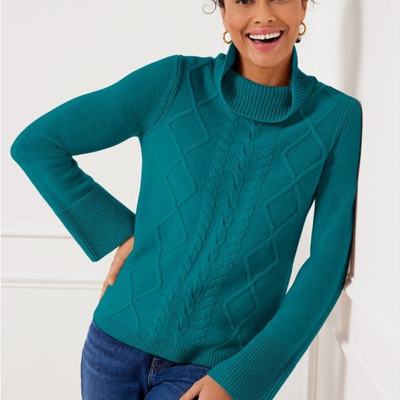 Talbots Sweaters - Talbots Cashmere Cable Knit 
Women's Sweater‎